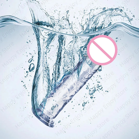 Premium Transparent Jelly Dildo – Luxus Erotik Spielzeug in 7 Größen